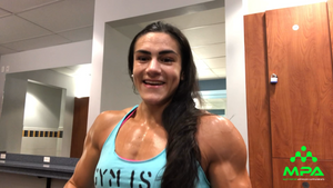 IFBB Pro Natalia Coelho talks about her nutrition and supplements as she preps for Mr. Olympia