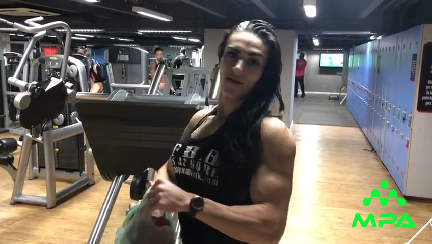 IFBB Pro Natalia Coelho: Her Hometown Gym