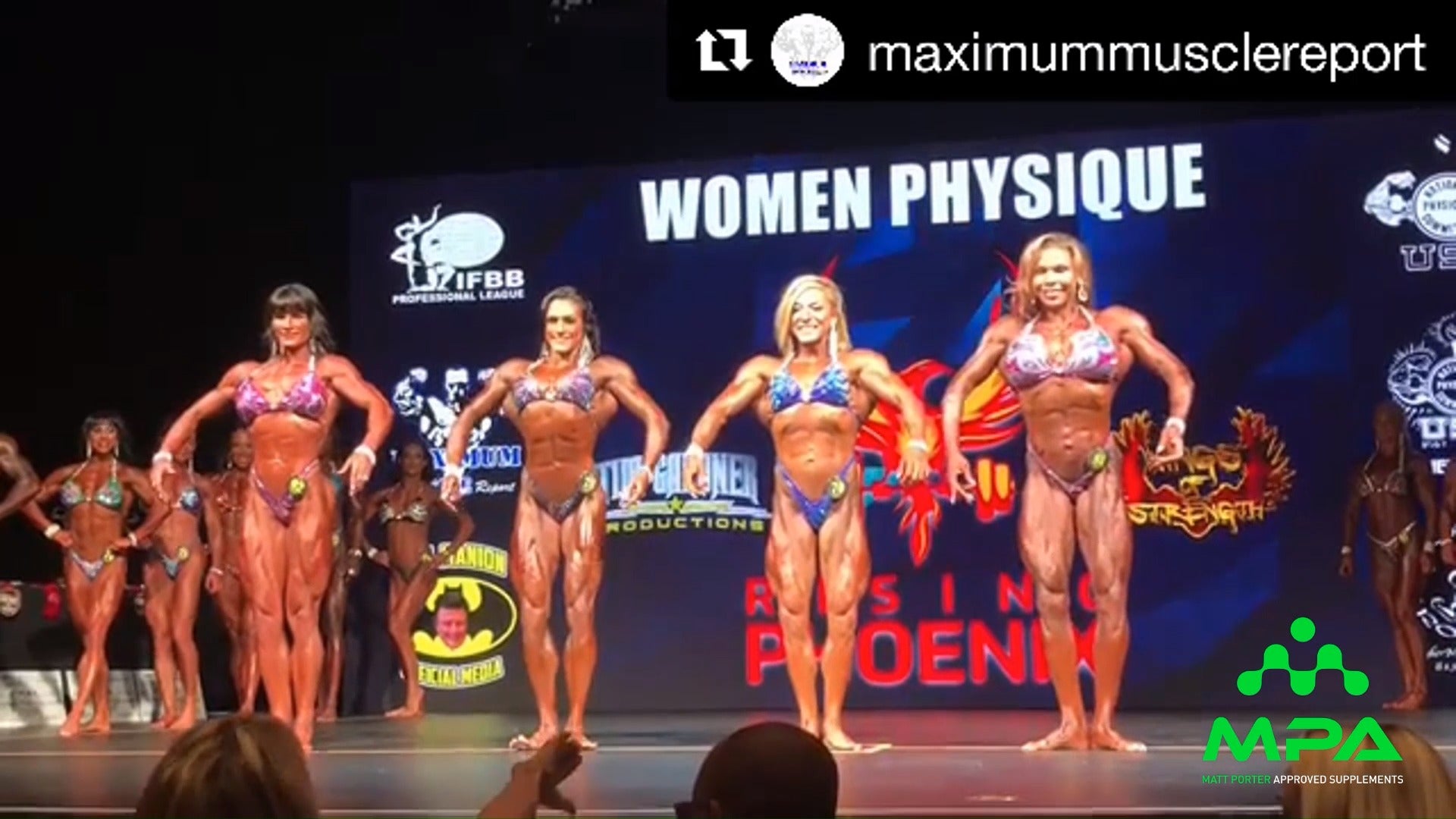 Recap of IFBB Pro Natalia Coelho winning the Rising Phoenix Show 2018