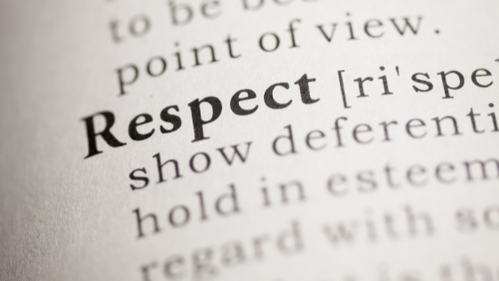 Respect Those Before You