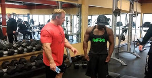 IFBB Pro Terrence Ruffin Training with the Mountain dog John Meadows