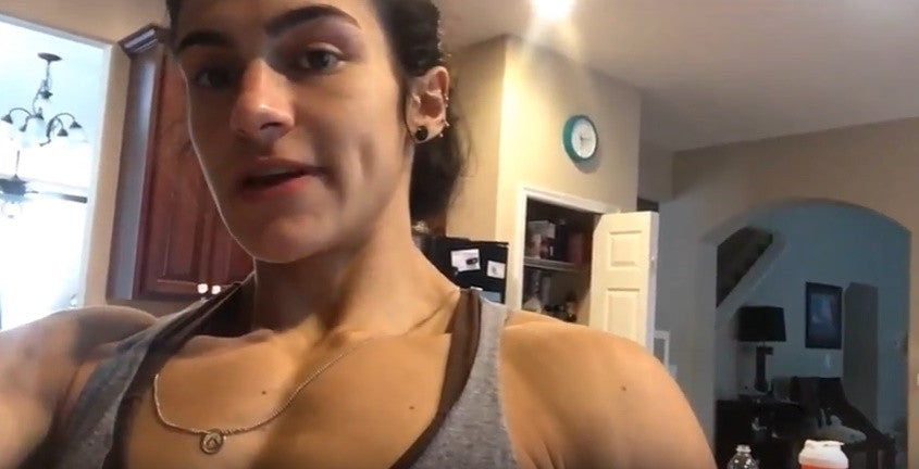 Ifbb Figure Pro Natalia Coelho pre training food and supplements