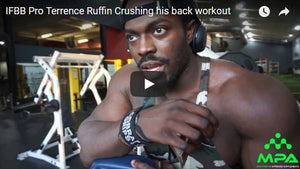 Terrence Ruffin back workout